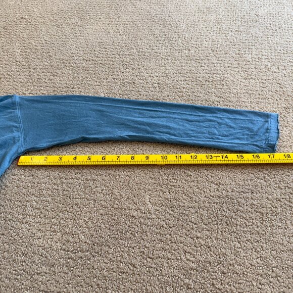 Free People Beach Maxi Dress Cameron Boho Oversized LS Blue MEDIUM #OB1675544 - Picture 13 of 16